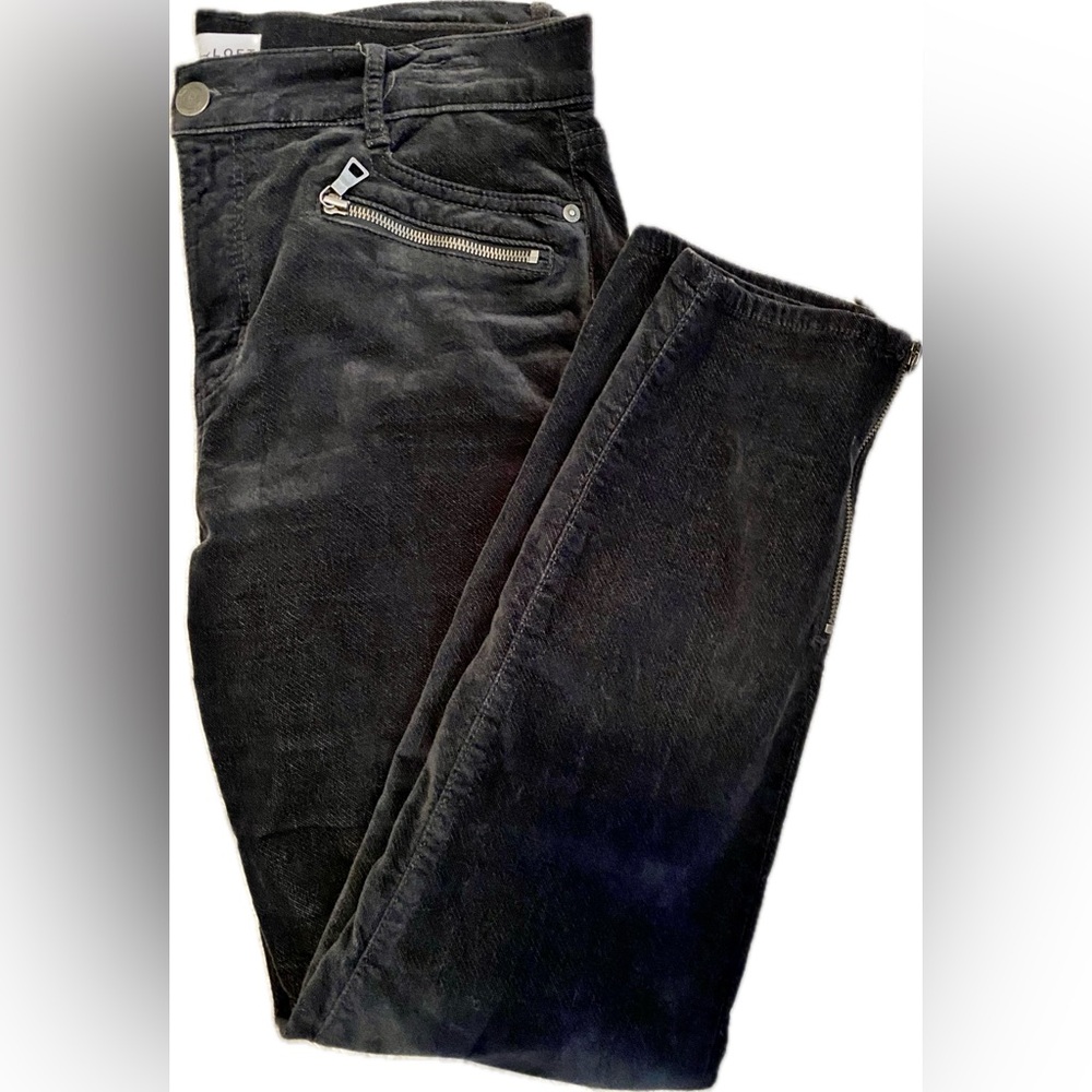 Black pants with cool zippers